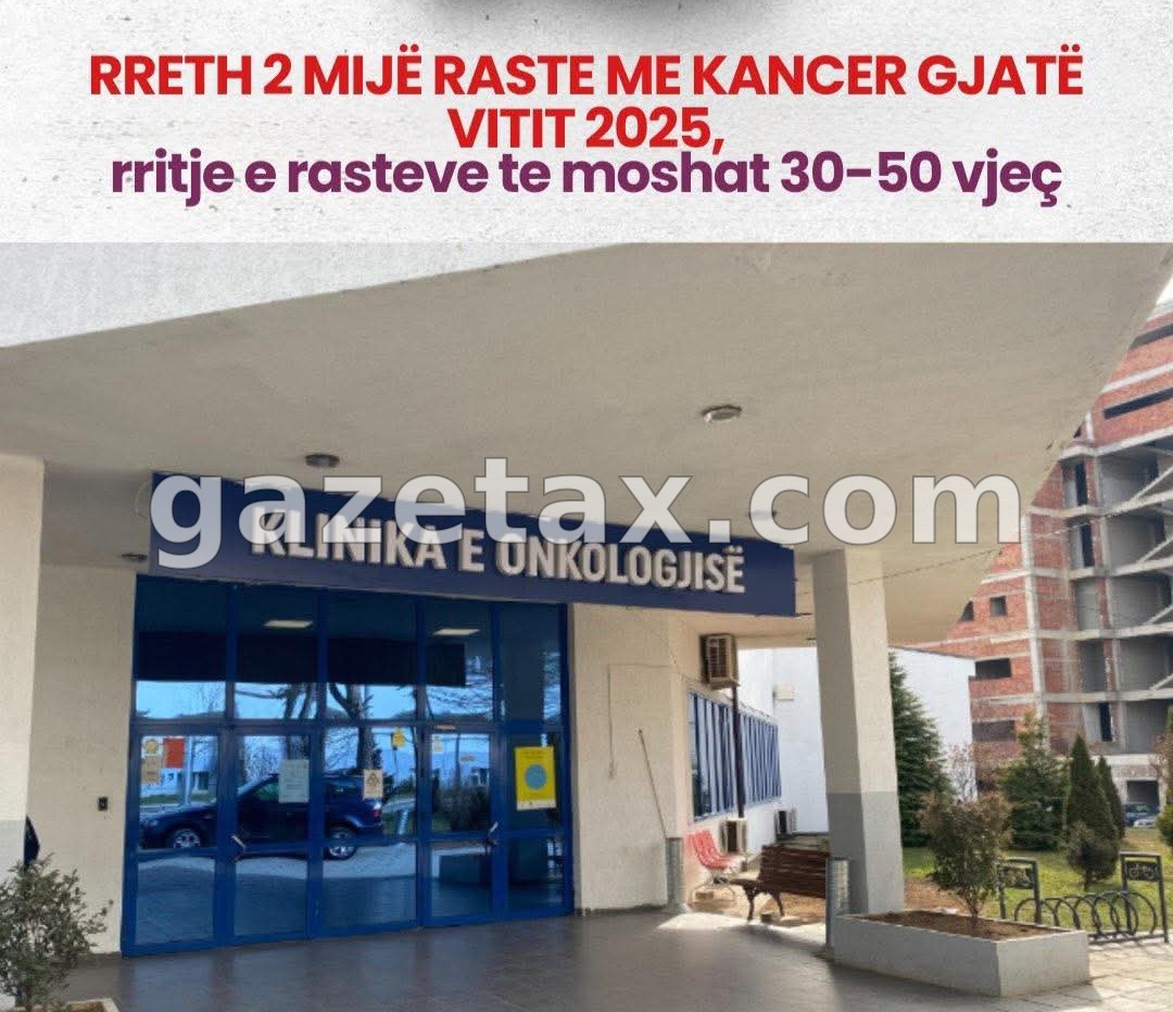 Numri i rasteve të reja me sëmundje malinje ka mbetur i njëjtë me vitin paraprak