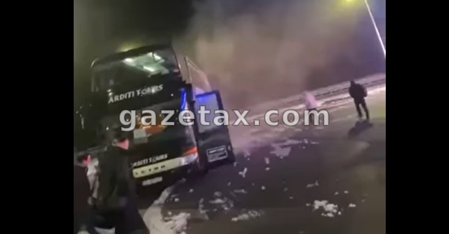 Mërgimtarët shpëtojnë nga zjarri në Kroaci, autobusi merr flakë ndërsa udhëtonte për në Zvicër