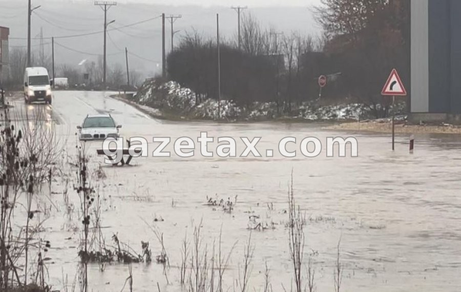 Ferizaj, reshjet e shiut shkaktuan përmbytje në këto zona