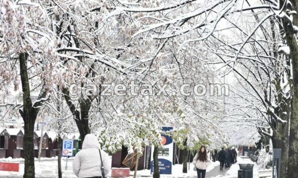 Masa të ftohta ajrore me origjinë polare, reshje bore gati në gjithë Kosovën
