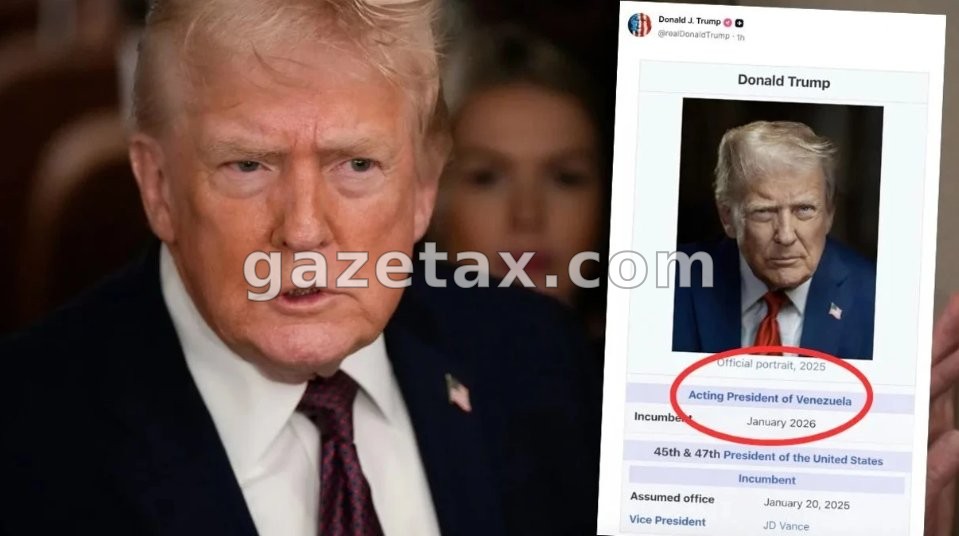 Trump “prezanton veten” si president në detyrë i Venezuelës