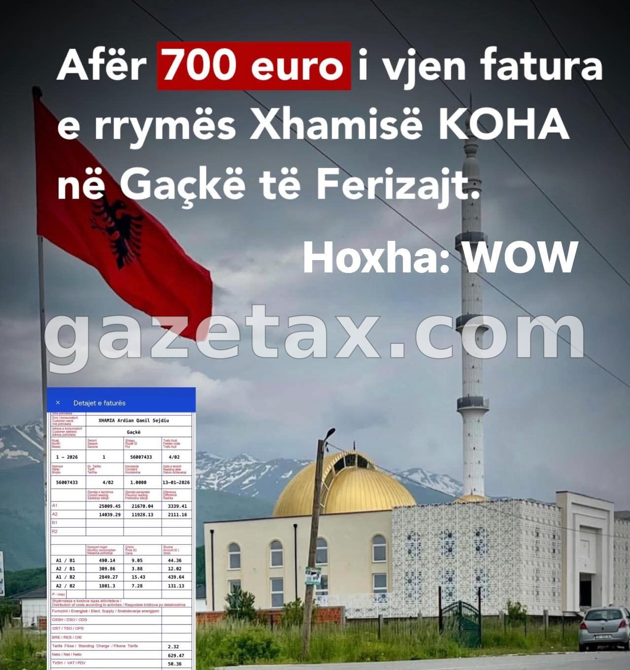 Hoxha tronditet nga çmimi rrymës të xhamis