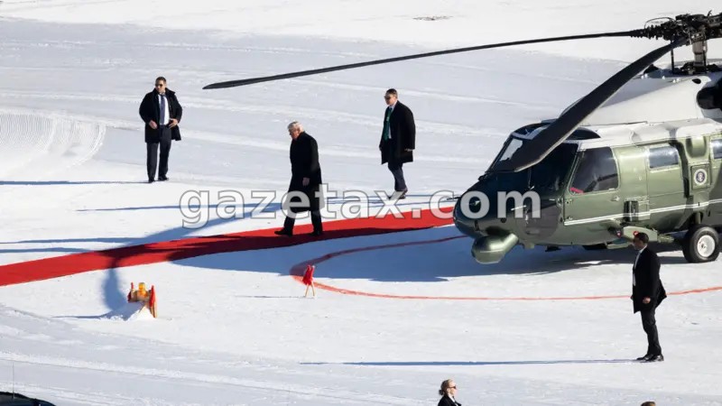 Trump mbërrin në Davos