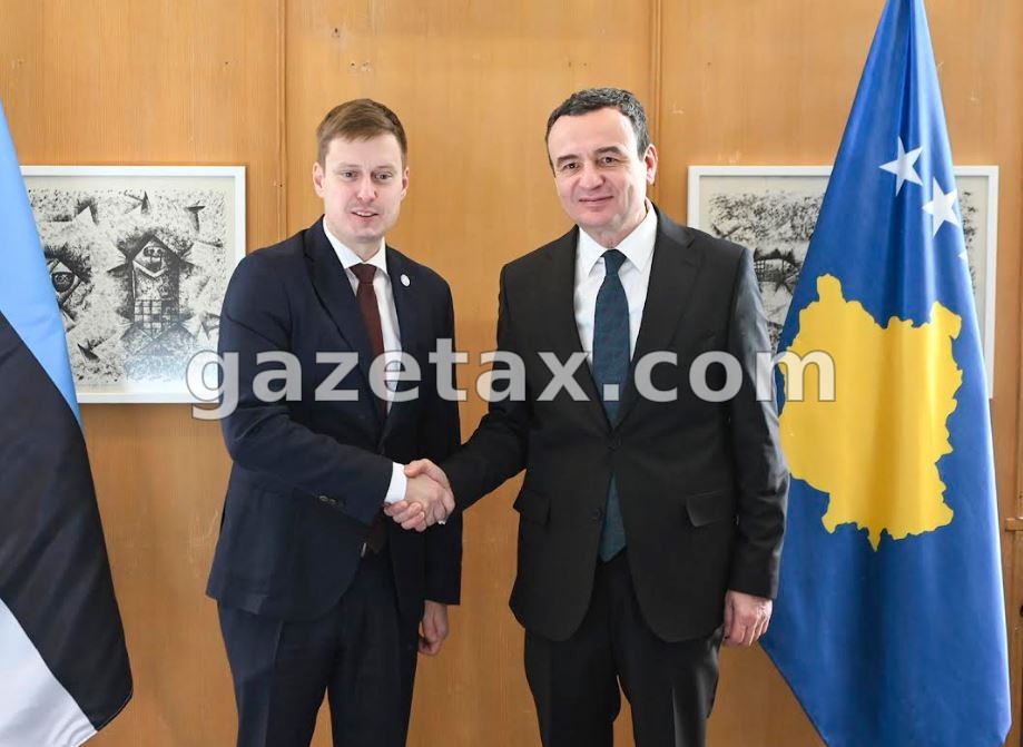 Kurti takohet me Ministrin e Ekonomisë dhe Industrisë të Estonisë, flasin për integrimin euro-atlantik të Kosovës