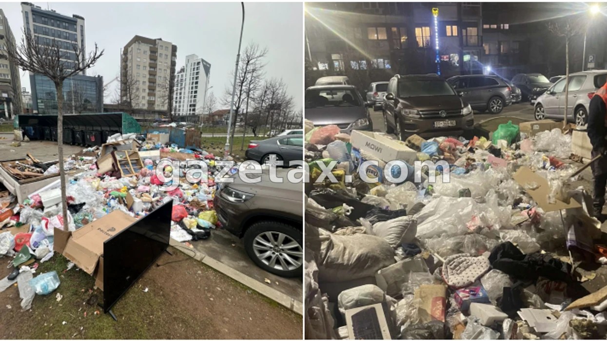 KRM “Pastrimi” del me apel për banorët e lagjes Dardania në Prishtinë: Mbeturinat po hidhen jashtë kontejnerëve